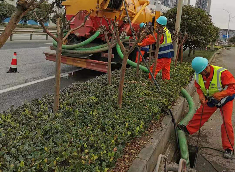 兰洋镇市政管道清淤